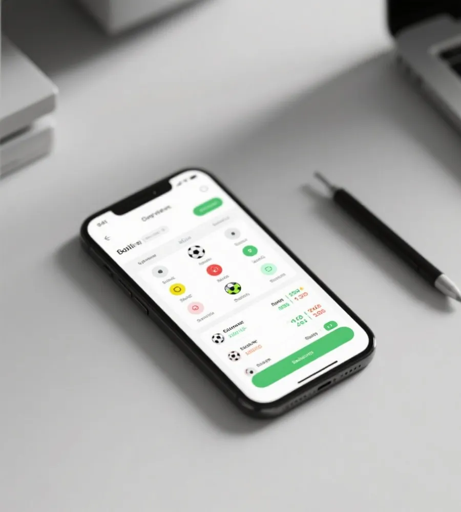 移动端赛事浏览示意图