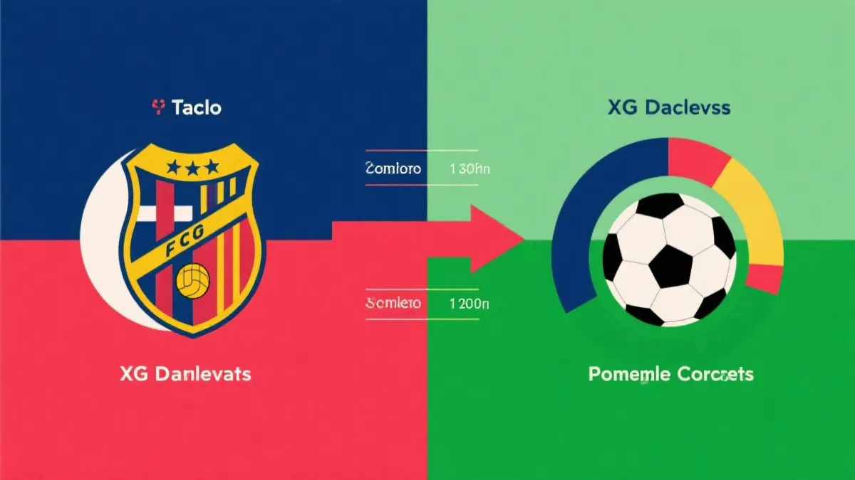 两支球队战术对比信息图：控球、xG差值、压迫与反击